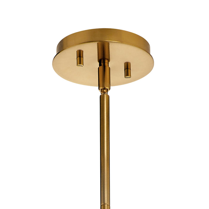 Kichler 52223FXG Five Light Chandelier, Fox Gold