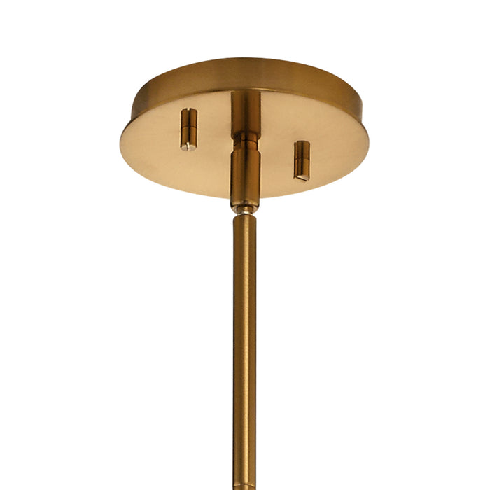 Kichler 52225FXG Seven Light Chandelier, Fox Gold