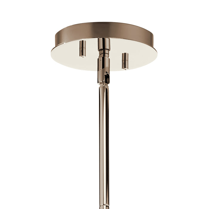 Kichler 52225PN Seven Light Chandelier, Polished Nickel