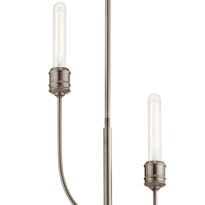 Kichler 52258CLP Two Light Pendant, Classic Pewter
