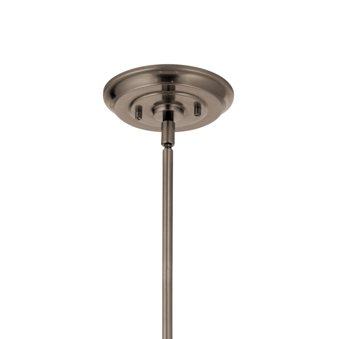 Kichler 52258CLP Two Light Pendant, Classic Pewter