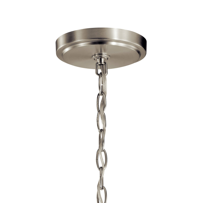 Kichler 52277NI Nine Light Chandelier, Brushed Nickel
