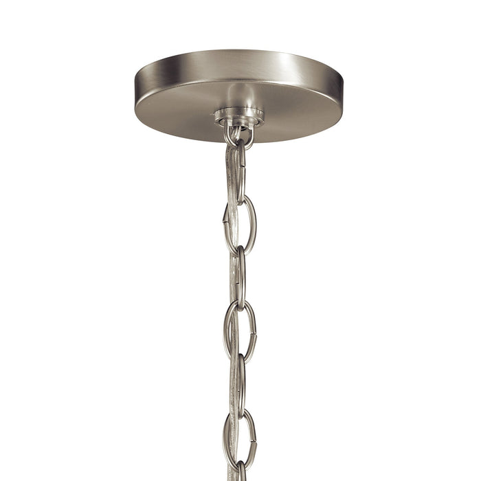 Kichler 52304NI Six Light Chandelier, Brushed Nickel (Open Box - Final Sale)