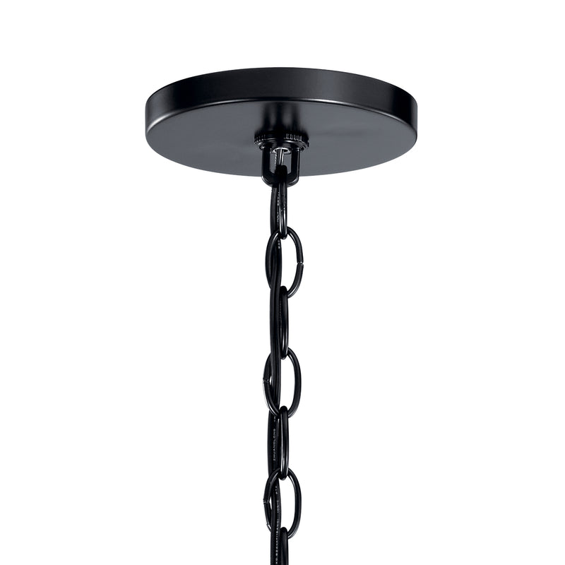 Kichler 52305BK 12 Light Chandelier, Black