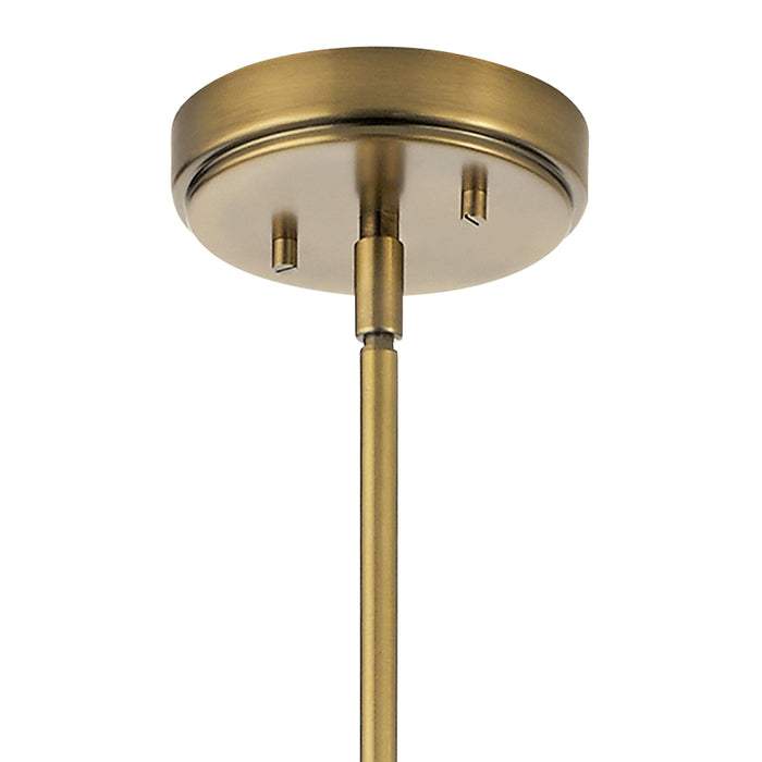 Kichler 52314BNB Six Light Chandelier, Brushed Natural Brass