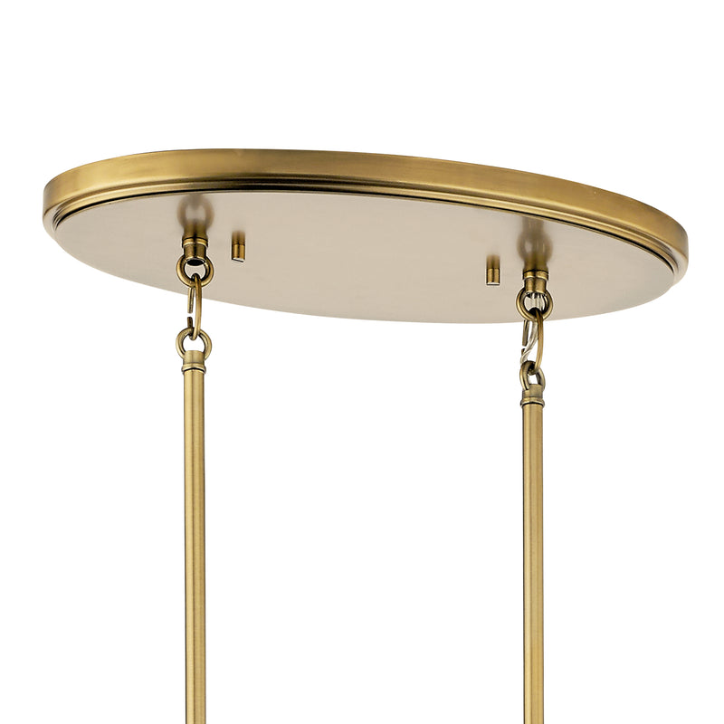 Kichler 52315BNB Eight Light Chandelier, Brushed Natural Brass