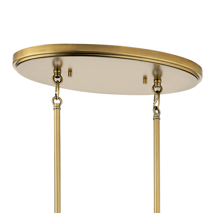 Kichler 52315BNB Eight Light Chandelier, Brushed Natural Brass