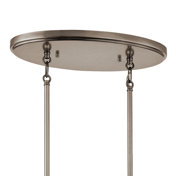 Kichler 52315CLP Eight Light Chandelier, Classic Pewter