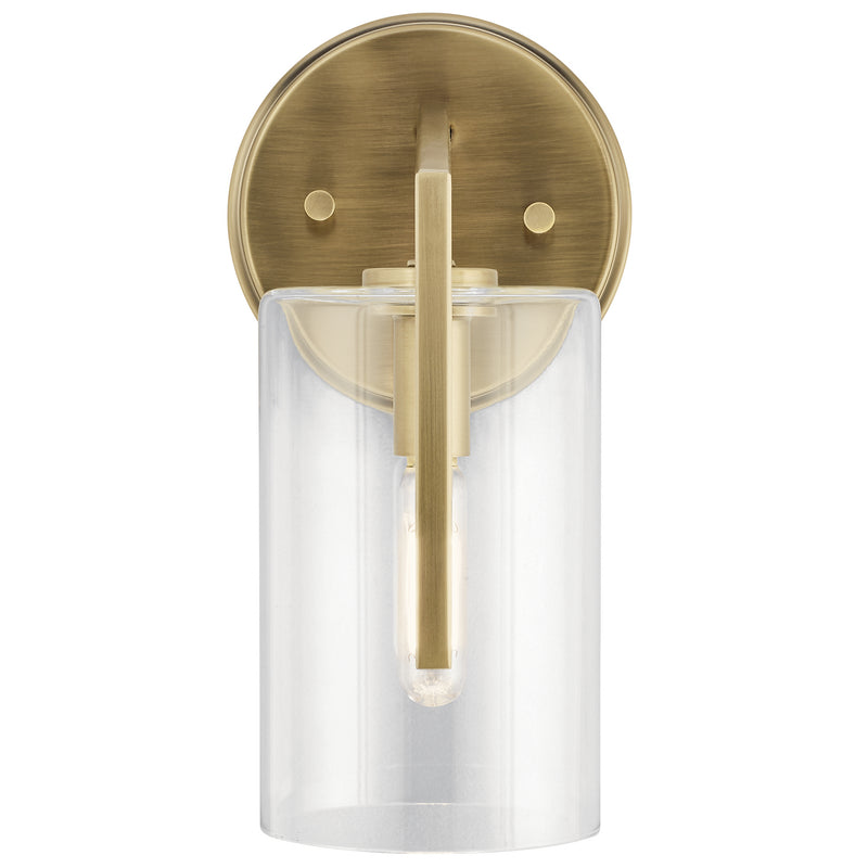 Kichler 52316BNB One Light Wall Sconce, Brushed Natural Brass