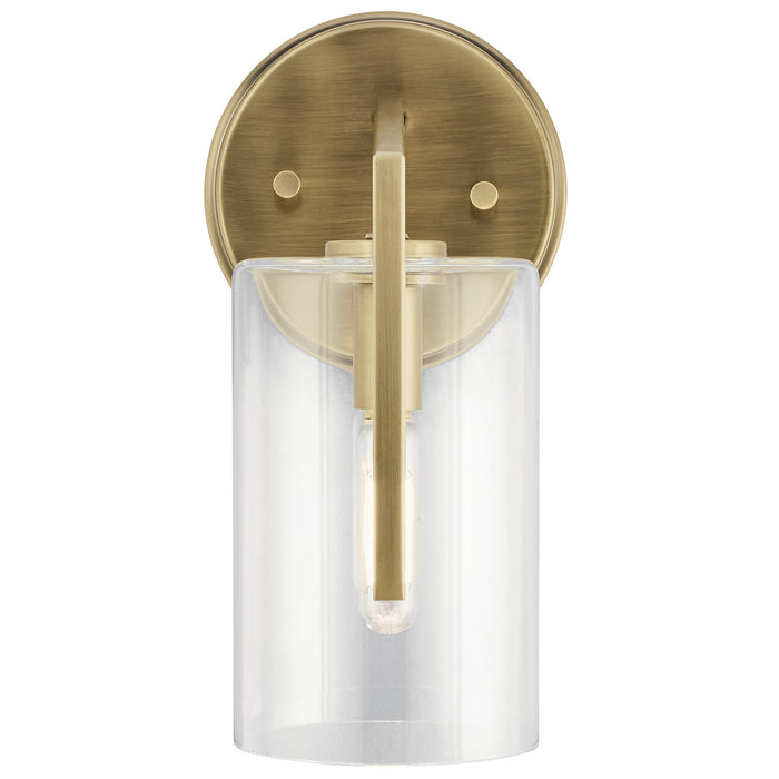 Kichler 52316BNB One Light Wall Sconce, Brushed Natural Brass