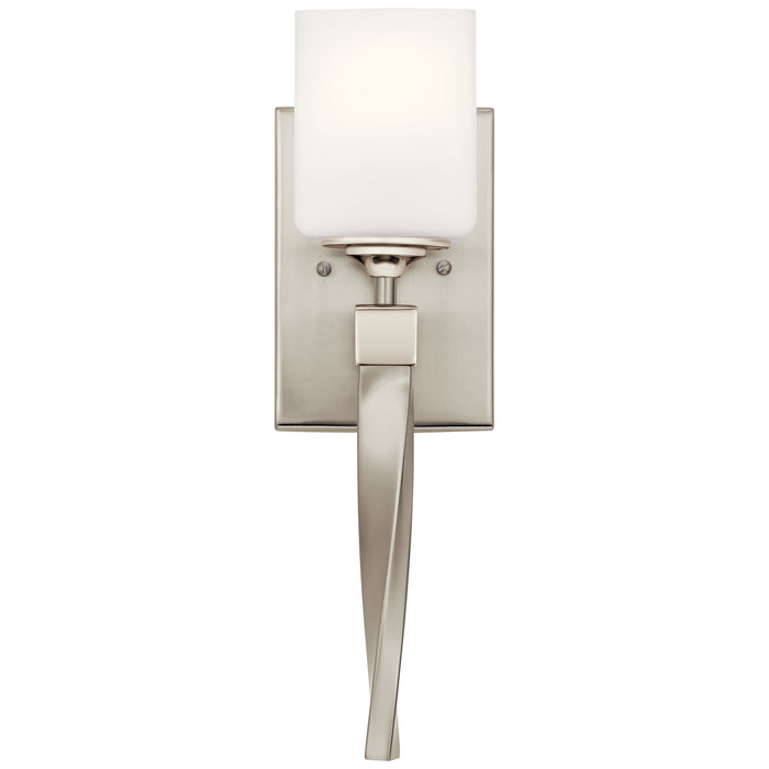 Kichler 55000NI One Light Wall Sconce, Brushed Nickel