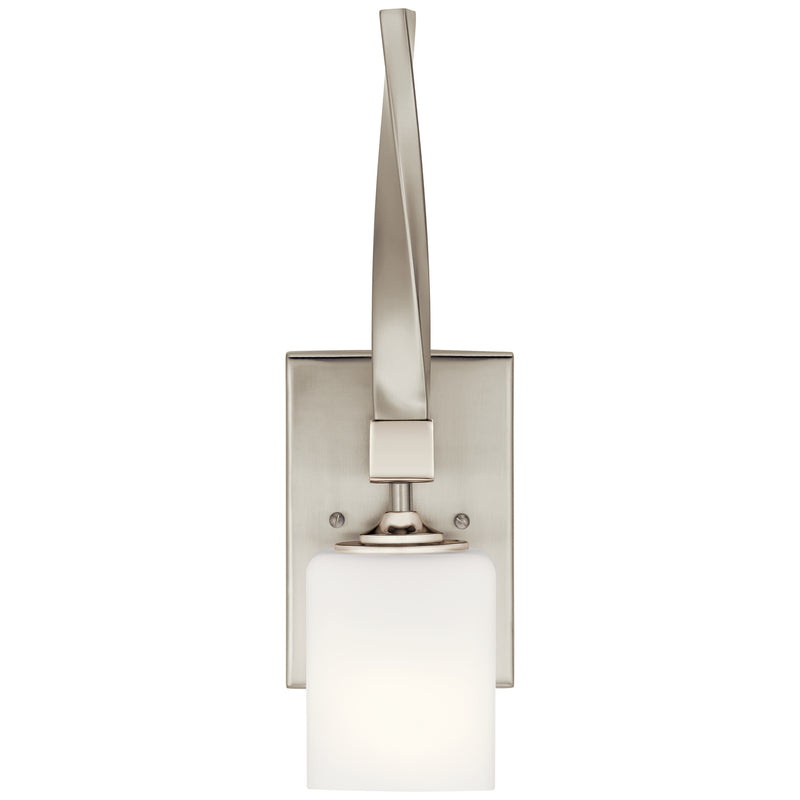 Kichler 55000NI One Light Wall Sconce, Brushed Nickel