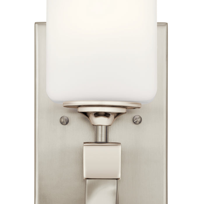 Kichler 55000NI One Light Wall Sconce, Brushed Nickel