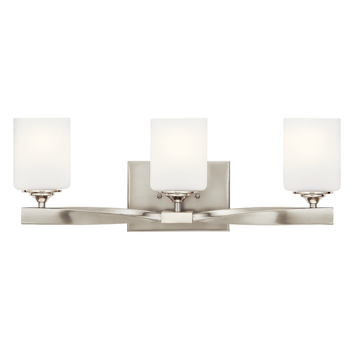 Kichler 55002NI Three Light Bath, Brushed Nickel