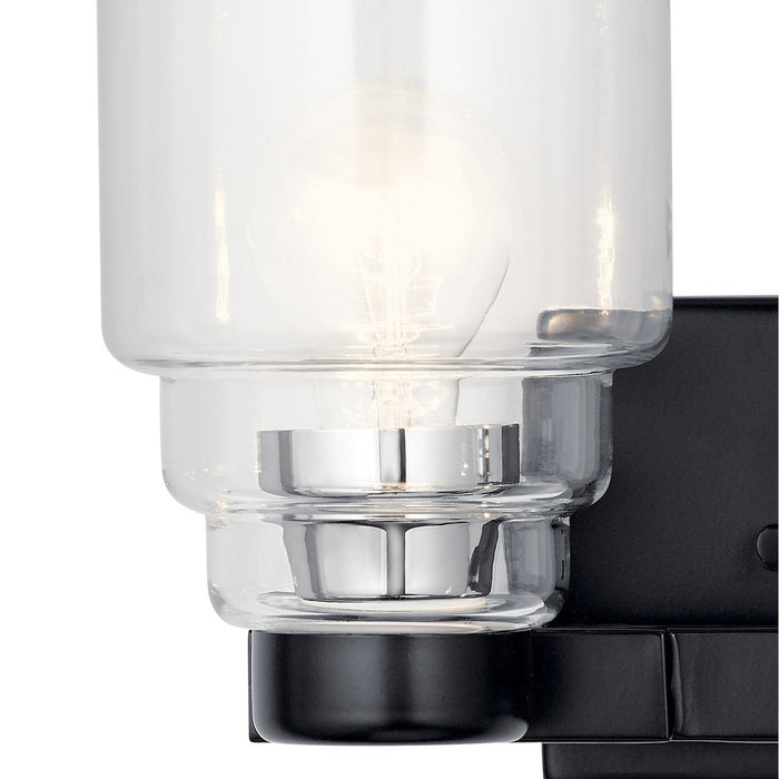 Kichler 55011BK Two Light Bath, Black