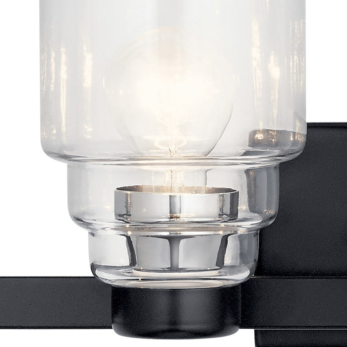 Kichler 55013BK Four Light Bath, Black