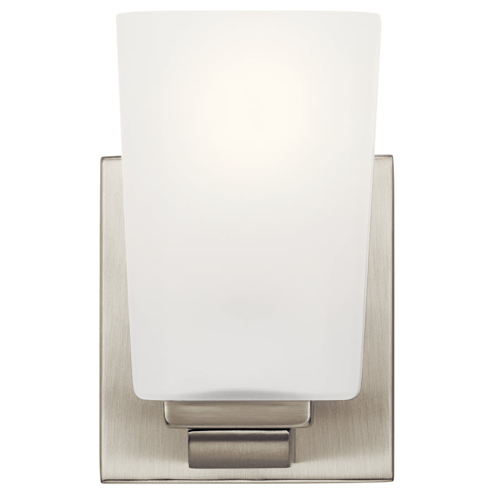 Kichler 55015NI One Light Wall Sconce, Brushed Nickel
