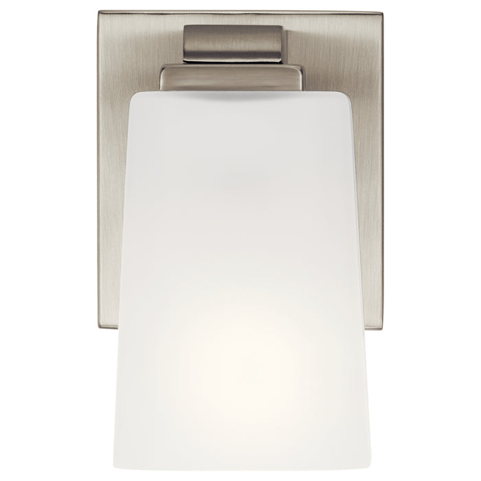 Kichler 55015NI One Light Wall Sconce, Brushed Nickel