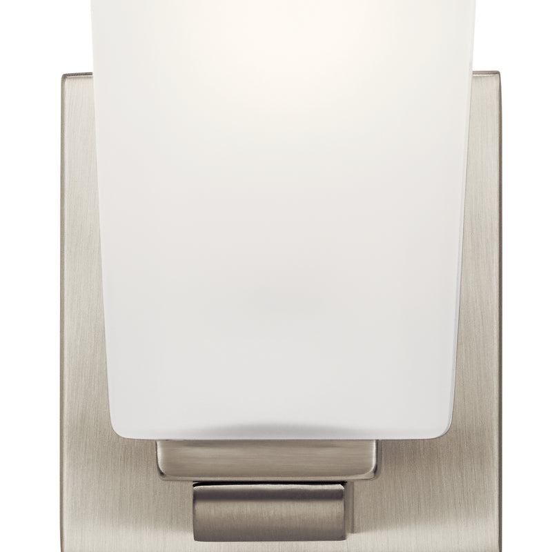 Kichler 55015NI One Light Wall Sconce, Brushed Nickel