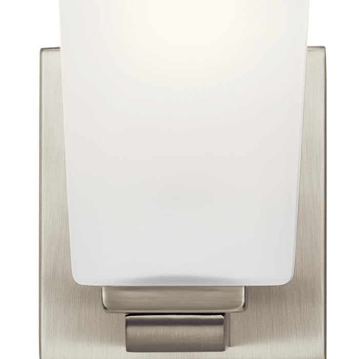 Kichler 55015NI One Light Wall Sconce, Brushed Nickel