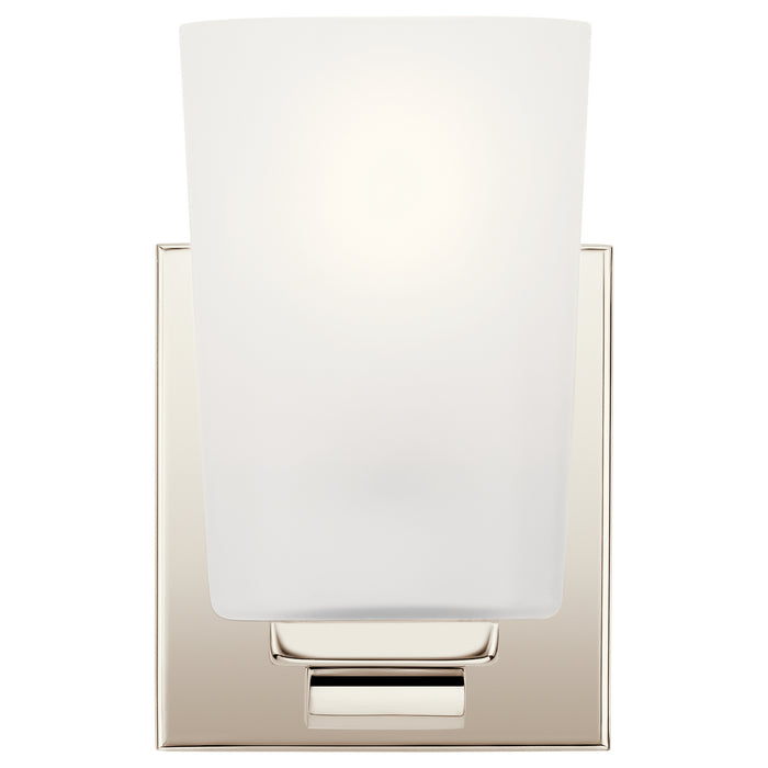 Kichler 55015PN One Light Wall Sconce, Polished Nickel