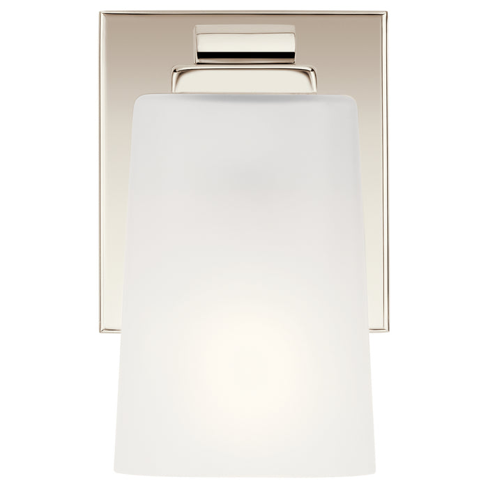 Kichler 55015PN One Light Wall Sconce, Polished Nickel