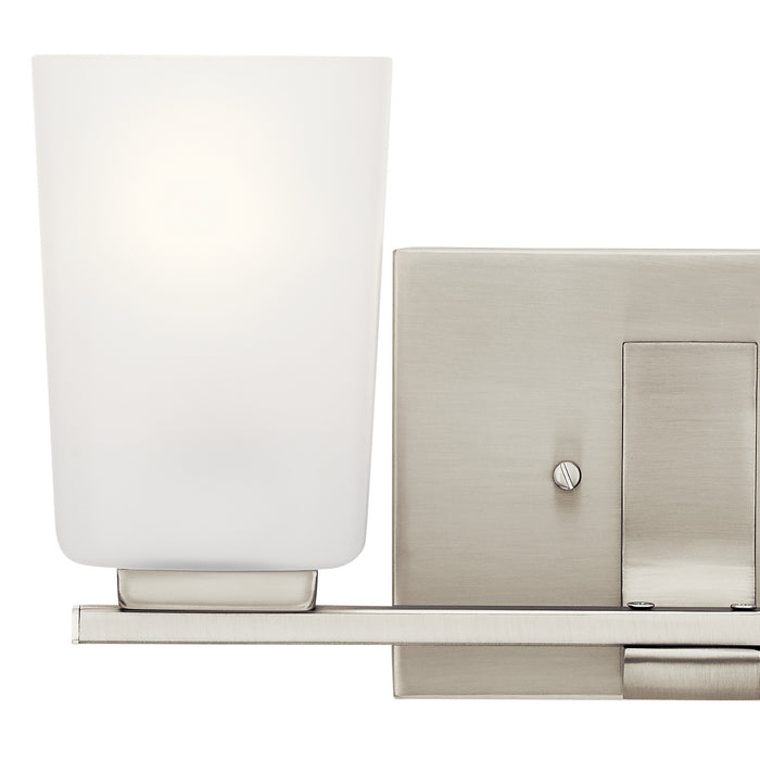 Kichler 55016NI Two Light Bath, Brushed Nickel