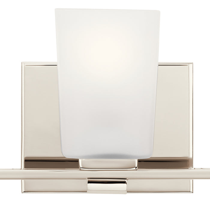 Kichler 55017PN Three Light Bath, Polished Nickel