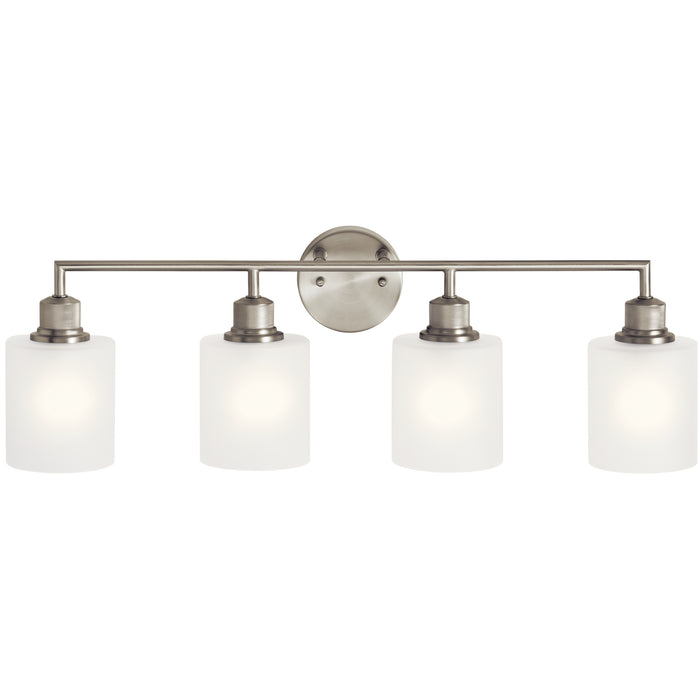 Kichler 55048NI Four Light Bath, Brushed Nickel