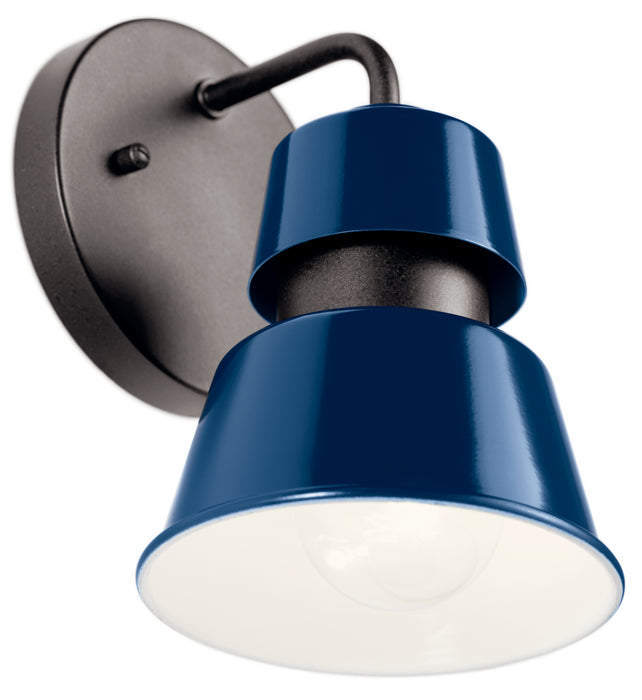 Kichler 59000CBL One Light Outdoor Wall Mount, Catalina Blue