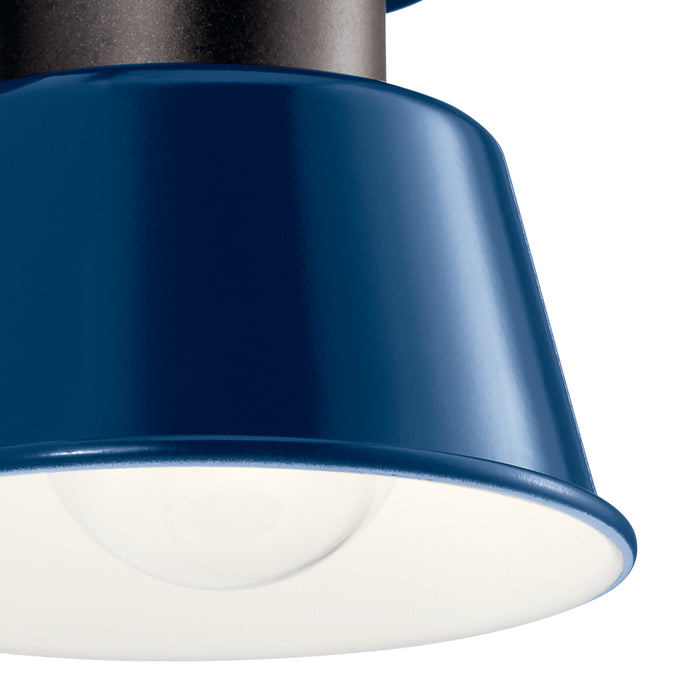 Kichler 59000CBL One Light Outdoor Wall Mount, Catalina Blue