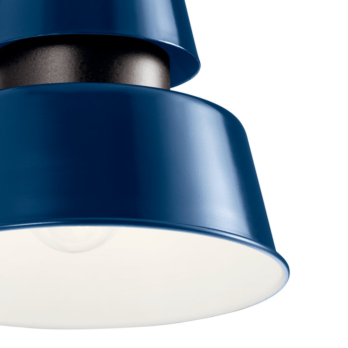 Kichler 59002CBL One Light Outdoor Wall Mount, Catalina Blue