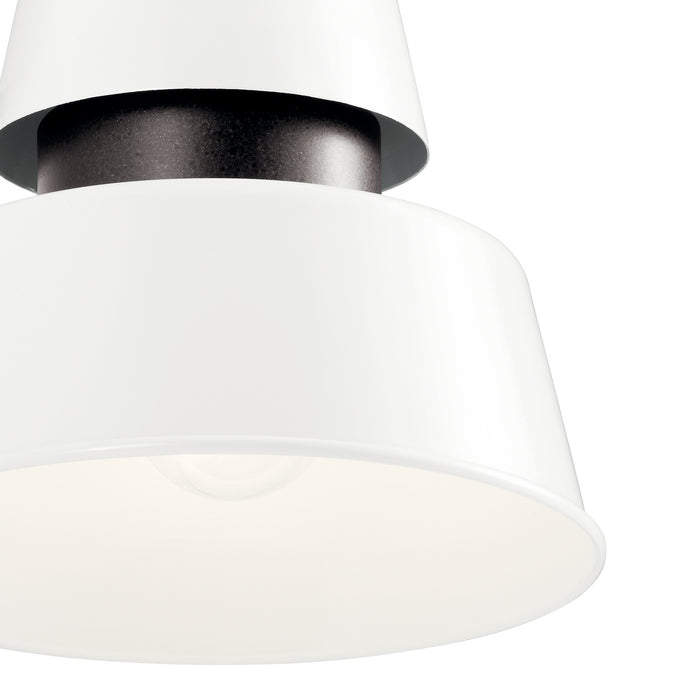 Kichler 59002WH One Light Outdoor Wall Mount, White