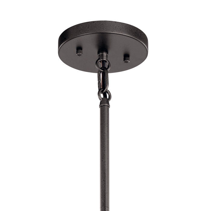 Kichler 59003CBL One Light Outdoor Pendant, Catalina Blue