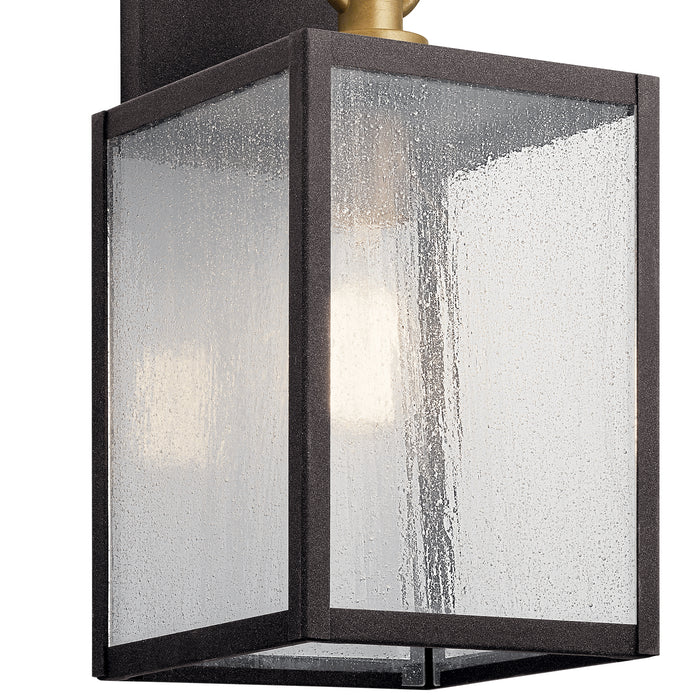Kichler 59005WZC One Light Outdoor Wall Mount, Weathered Zinc