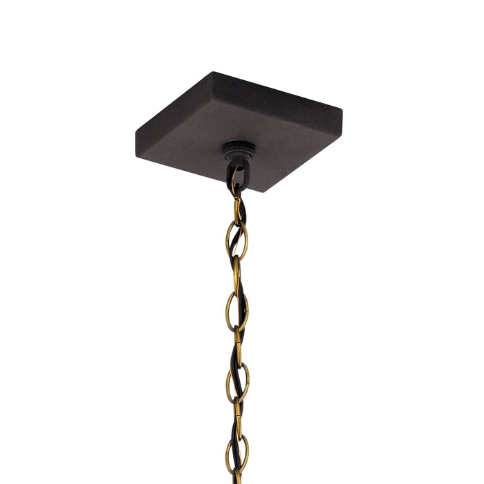Kichler 59008WZC One Light Outdoor Pendant/Semi Flush, Weathered Zinc