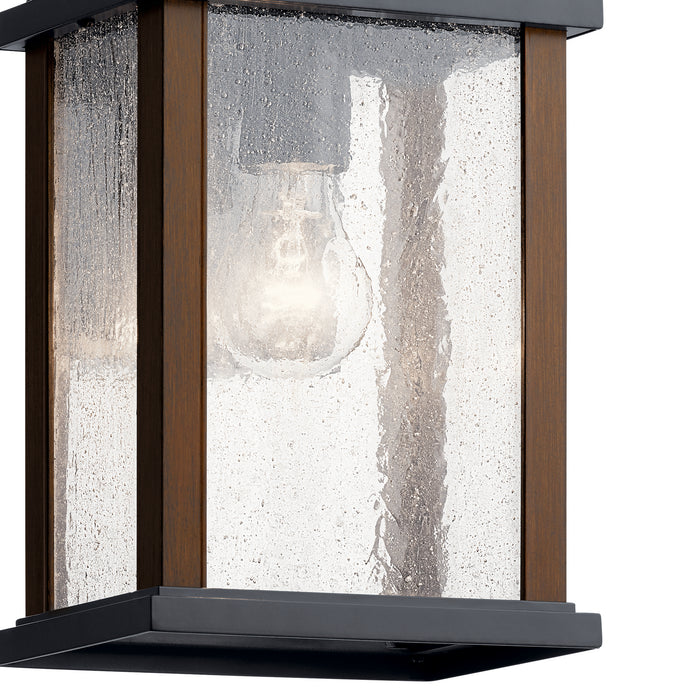 Kichler 59017BK One Light Outdoor Wall Mount, Black