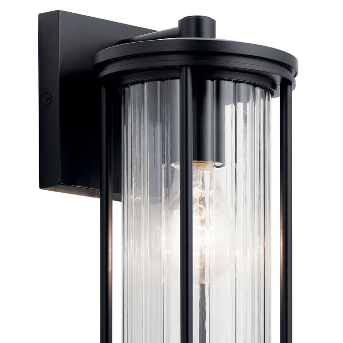 Kichler 59022BK One Light Outdoor Wall Mount, Black