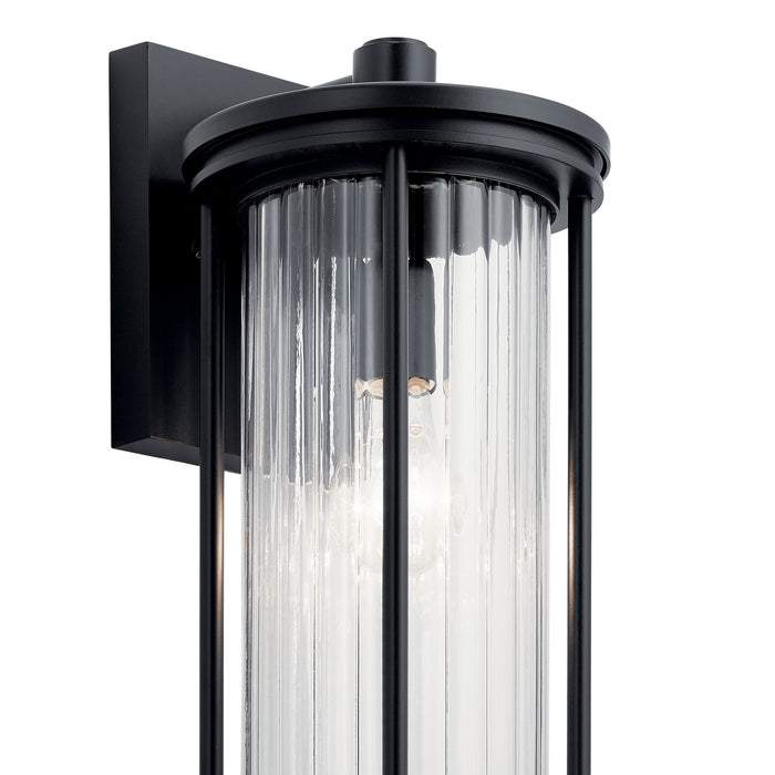 Kichler 59023BK One Light Outdoor Wall Mount, Black