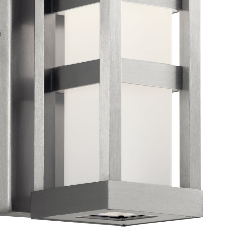 Kichler 59035BALED LED Outdoor Wall Mount, Brushed Aluminum