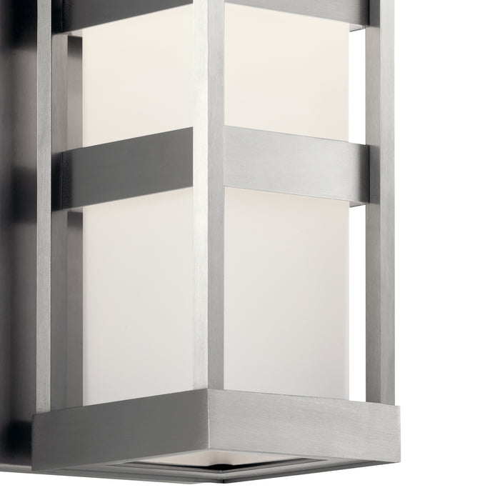 Kichler 59036BALED LED Outdoor Wall Mount, Brushed Aluminum