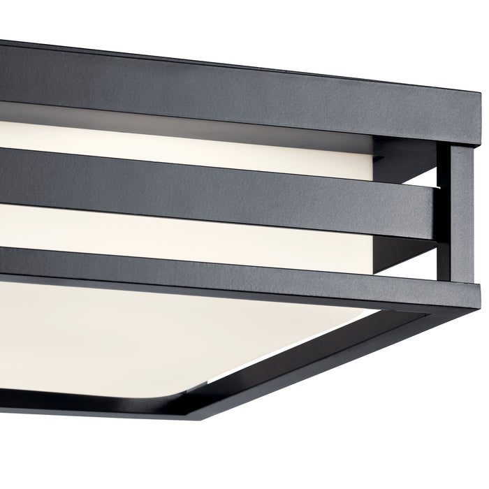 Kichler 59037BKLED LED Outdoor Ceiling Mount, Black