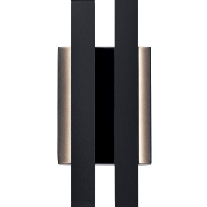 Kichler 83702MBK LED Wall Sconce, Matte Black