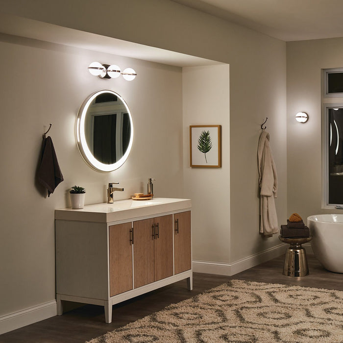 Kichler 85090PN LED Wall Sconce, Polished Nickel