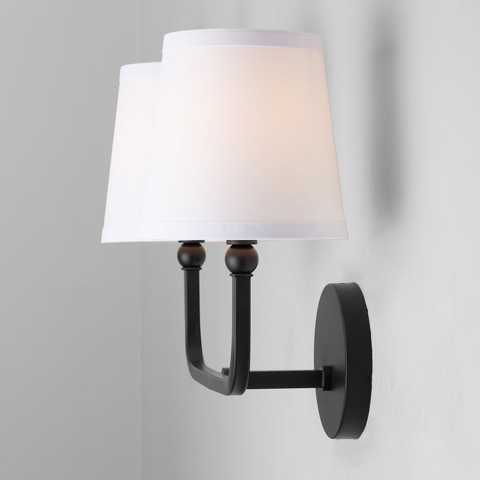 Capital Lighting 119321MB-674 Two Light Vanity, Matte Black