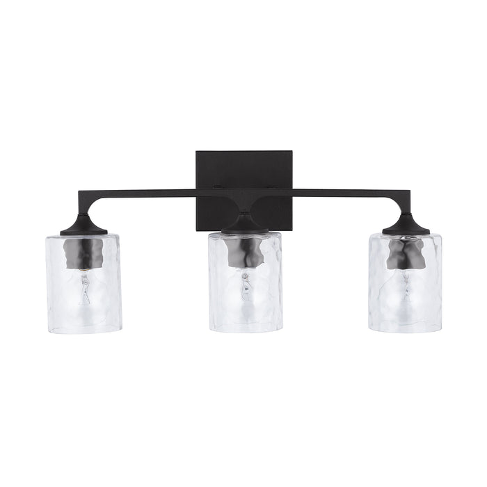 Capital Lighting 137331BI-486 Three Light Vanity, Black Iron