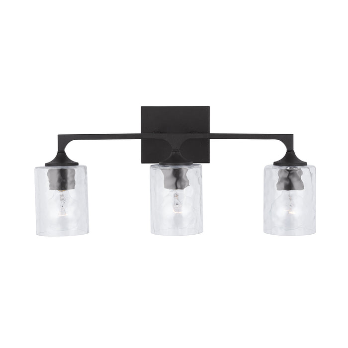 Capital Lighting 137331BI-486 Three Light Vanity, Black Iron