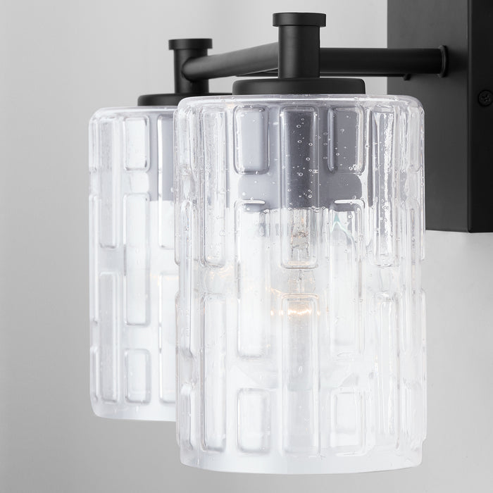 Capital Lighting 138321MB-491 Two Light Vanity, Matte Black