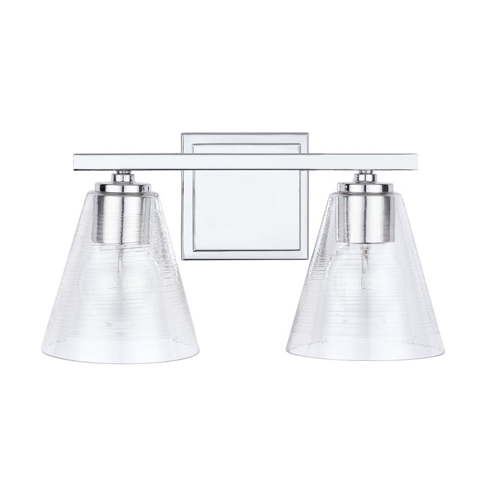 Capital Lighting 138323CH-493 Two Light Vanity, Chrome