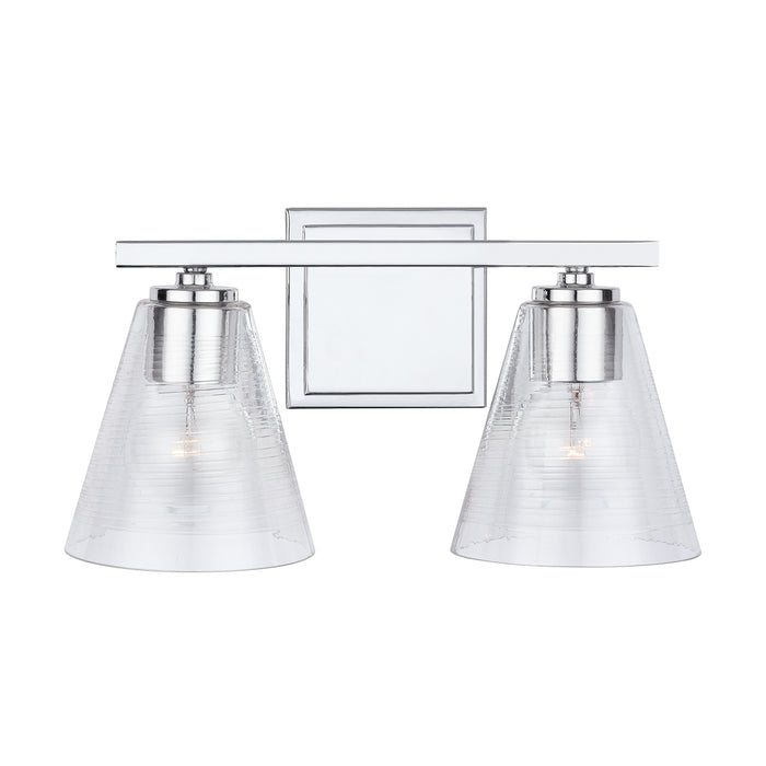 Capital Lighting 138323CH-493 Two Light Vanity, Chrome